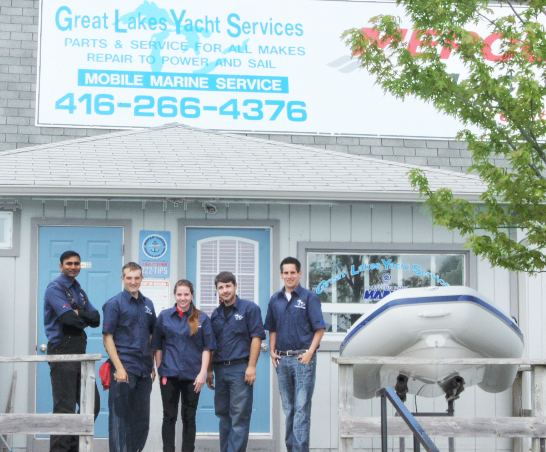 image of the Certified Boat Mechanics at Great Lakes Yacht Services